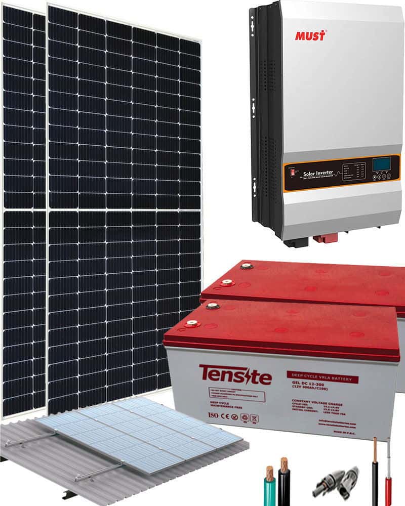 Kit Solar Aislada 5000W 24V 4550Whdia AutoSolar