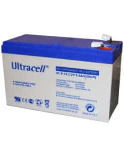 Batería AGM 12V 9Ah Ultracell UL-9-12