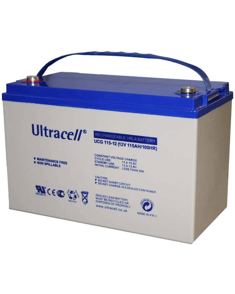 Batería GEL 12V 115Ah Ultracell UCG-115-12