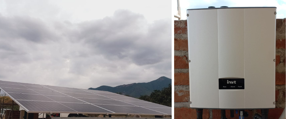 Instalación de bombeo solar con EcoGreen y INVT en Cajamarca