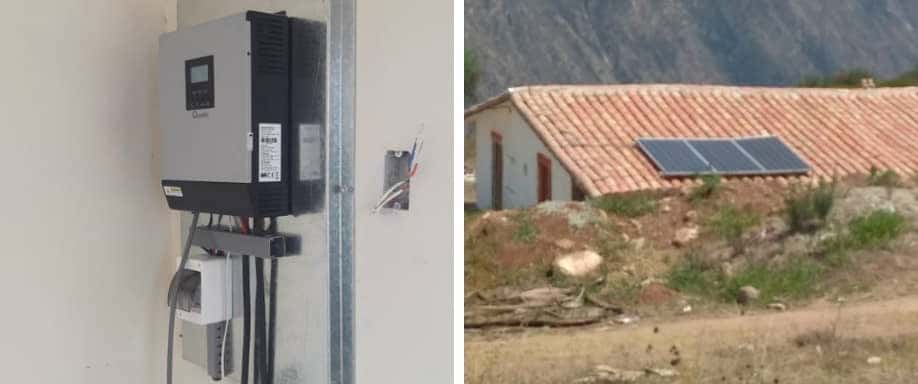 Instalación solar fotovoltaica en Cusco