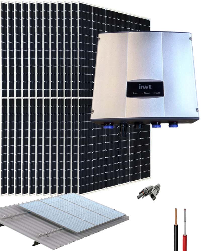 Kit Bombeo Solar 400V hasta 10HP INVT