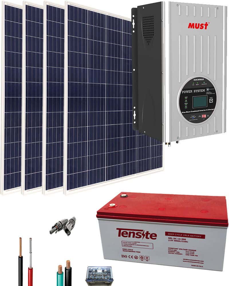 Kit Panel Solar 1000W 12V 4800Whdia AutoSolar