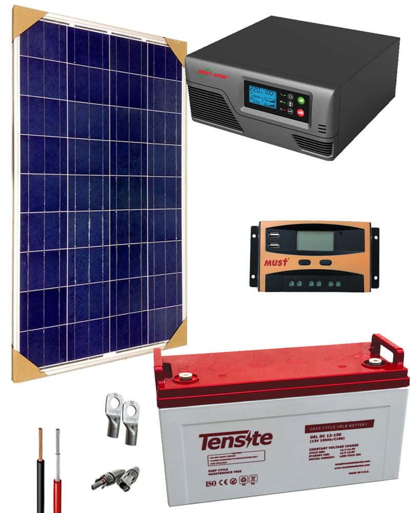 Enojado En detalle mineral Kit Panel Solar 300W 12V 500Whdia con Batería de Gel | AutoSolar