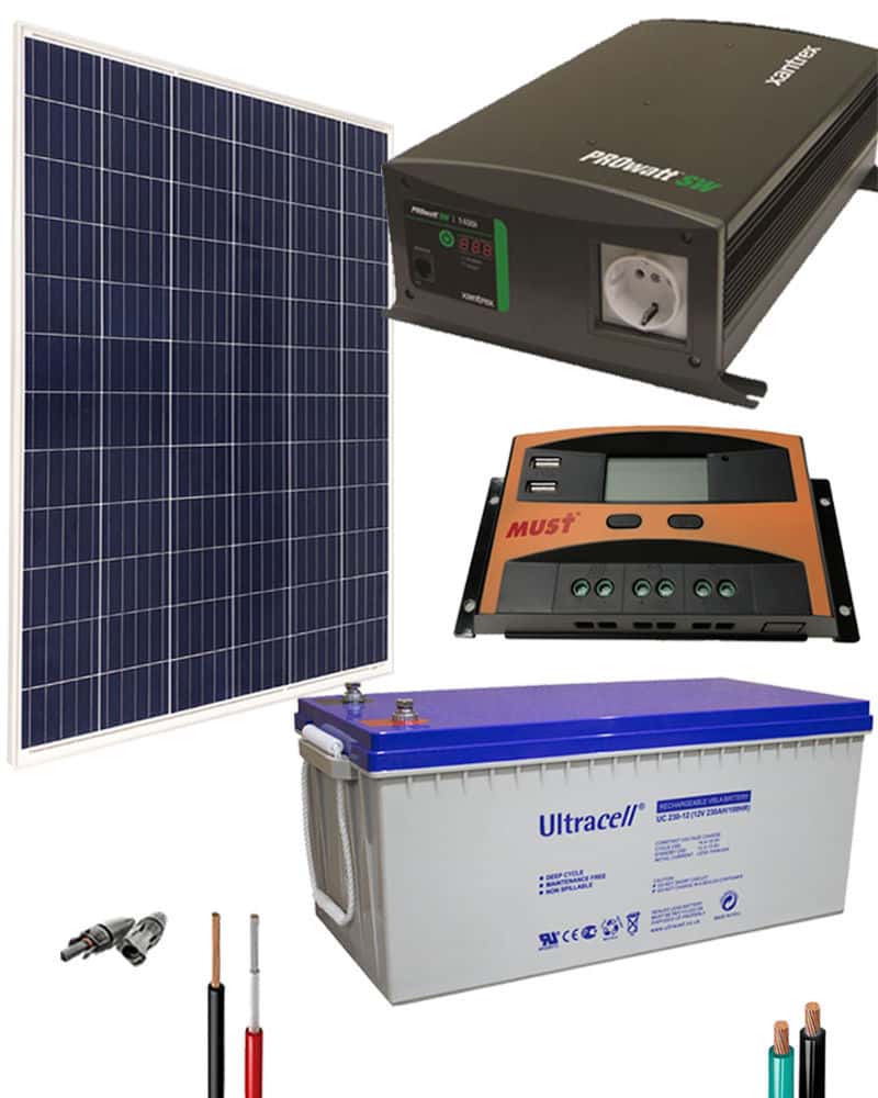 Kit Panel Solar 700W 12V 1000Whdia | al Mejor Precio en el Perú