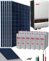 Kit Solar Aislada 5000W 24V 10200Whdia 