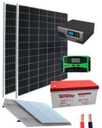Kit Solar Aislada 600W 12V 2000Whdia 