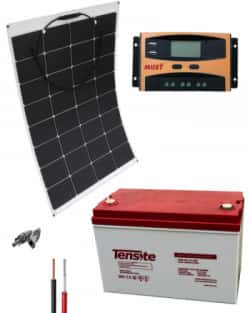 Kit Solar Flexible de Emergencia 12V 500Whdia 