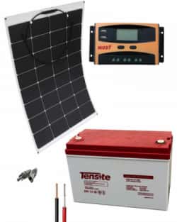 Kit Solar Flexible Portatil 12V 250Whdia 