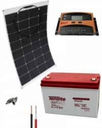Kit Solar Flexible Portatil12V 150Whdia 
