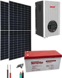 Kit Solar Fotovoltaico 1000W 12V 4550Whdia 