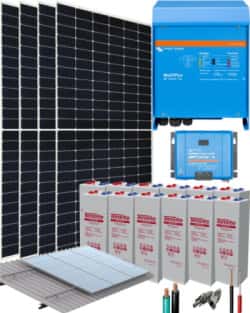Kit Solar Fotovoltaico 3000W 24V 9100Whdia 