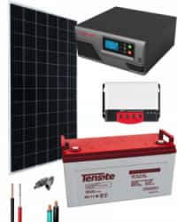 Kit Solar Fotovoltaico Aislada 600W 12V 2000Whdia 