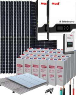 Kit Solar Instalacion Aislada 10000W 48V 59150Whdia 