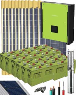 Kit Solar Trifásico 10000W 48V 54400Whdia