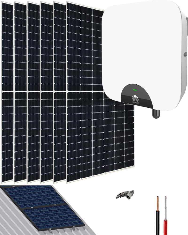 Kit solar HuaWei 30kwh Autoconsumo Inyección a RED Trifásico