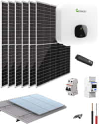 Kit Solar Conectado Red 2500W 13650Whdia Growatt