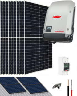 Kit Solar Conectado Red 3000W 22750Whdia Monofásico