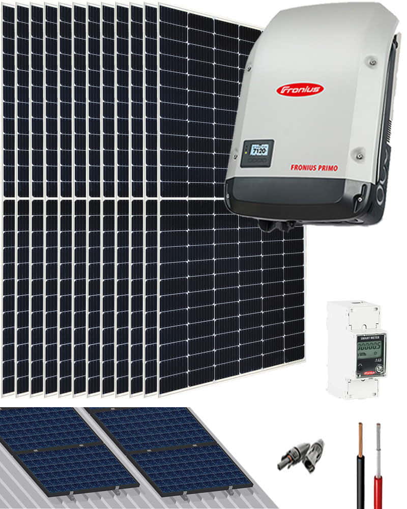 Kit Solar Conectado Red 8200W 40800Whdia Monofásico | al Mejor Precio en el  Perú