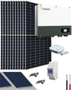 Kit Solar Híbrido 5000W 25000Whdia Growatt